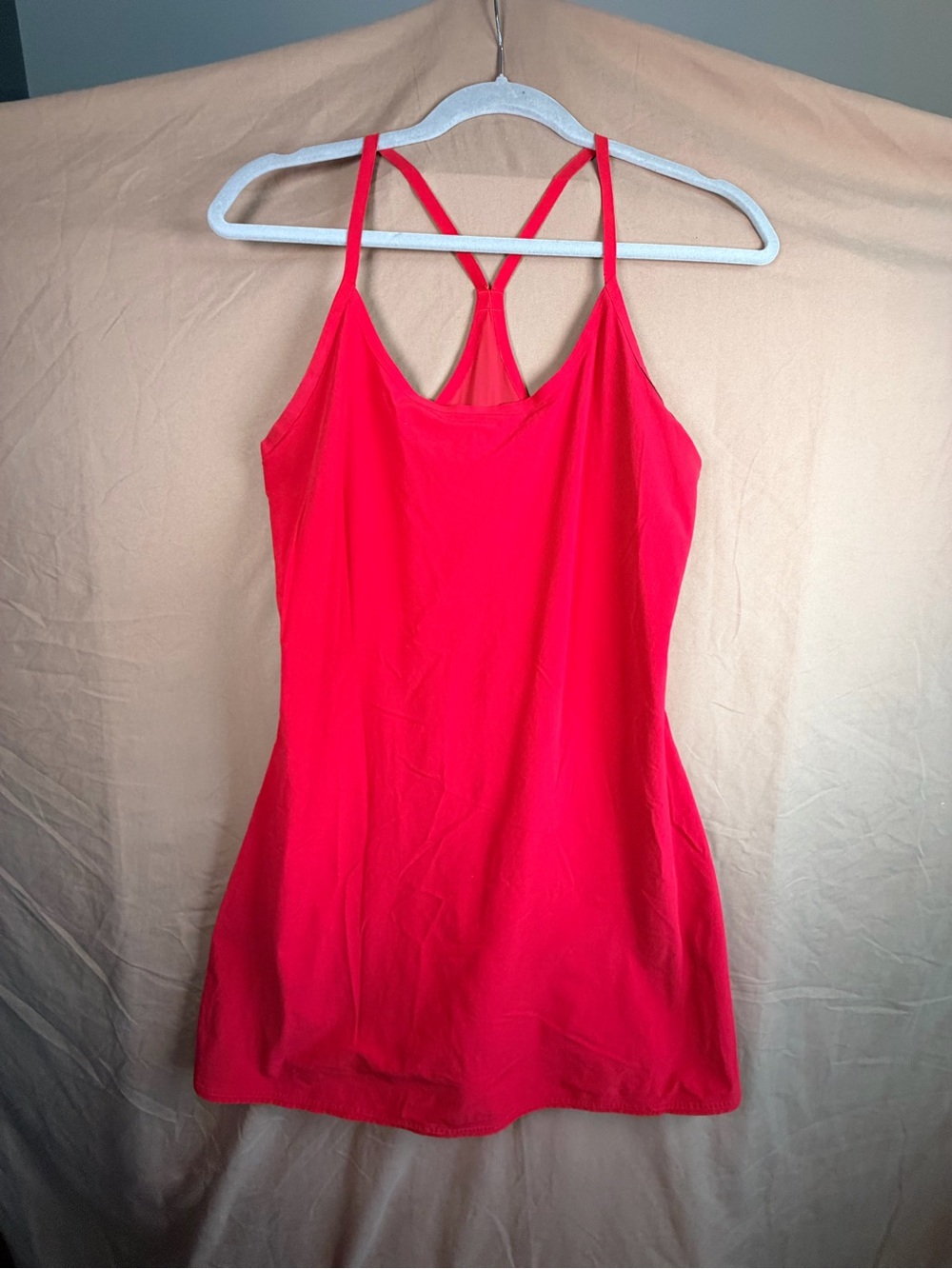 Outdoor Voices Exercise Dress Red Racerback Athletic Tennis Mini Dress M